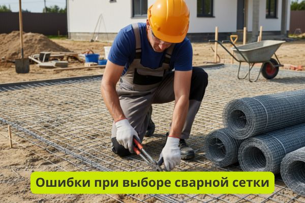 Ошибки при выборе сварной сетки фото